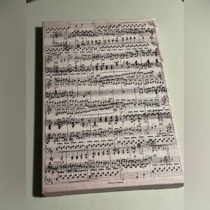 Sheet Music Canvas Wall Art